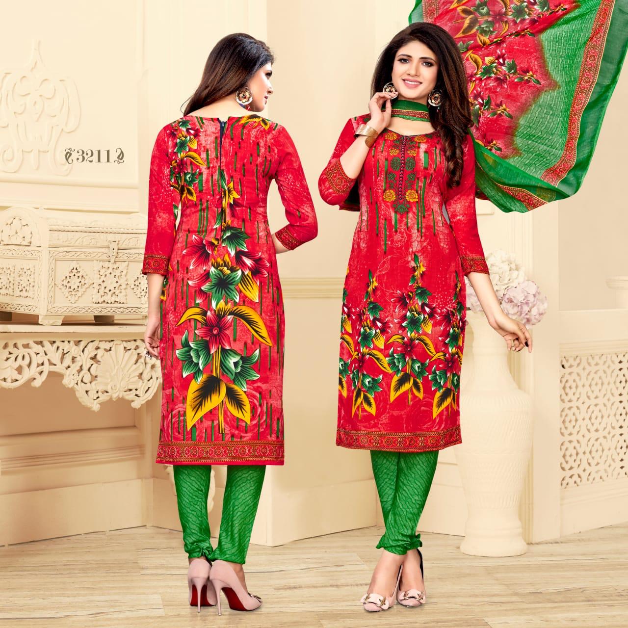 Kavya  Pure Crep Material   Tabby Silk Digital Print 